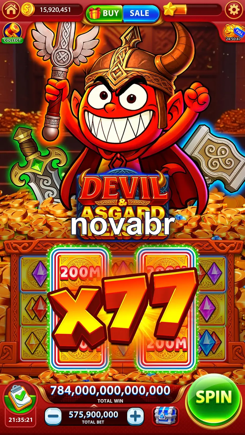 novabr Capturas de tela Oficial APK
